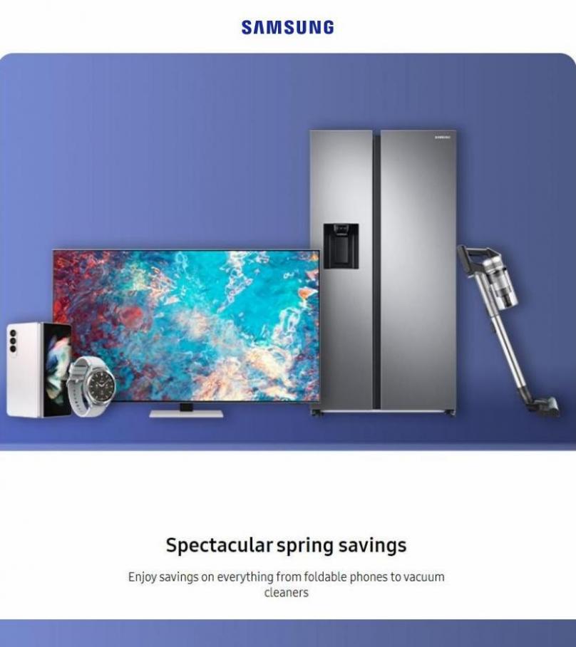 Spectacular Spring Savings. Samsung (2022-05-02-2022-05-02)