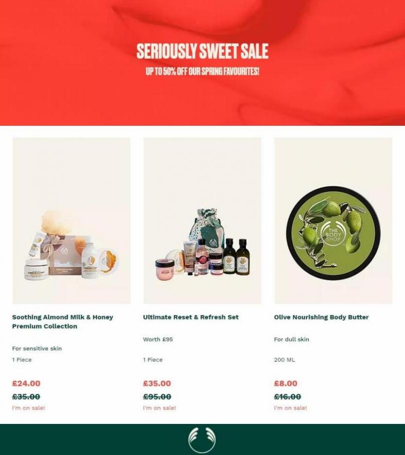 Up To 50% Off Spring Favourites. The Body Shop (2022-04-04-2022-04-04)