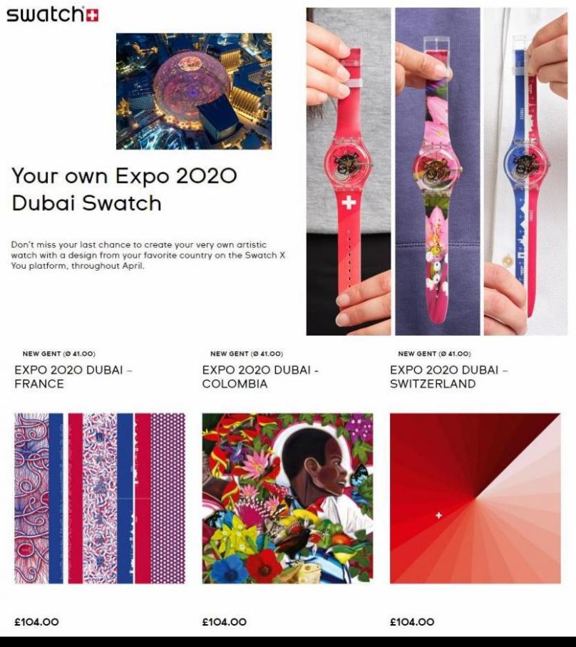 Expo 2020 Dubai Swatch. Swatch (2022-05-01-2022-05-01)