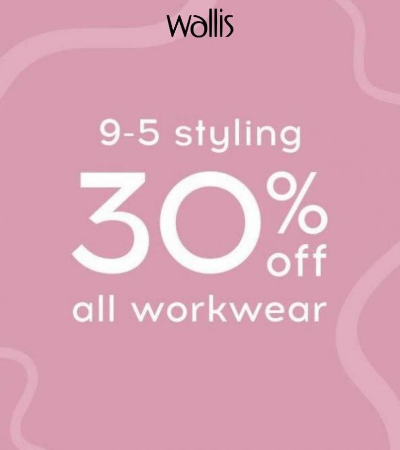 30% Off All Workwear. Wallis (2022-05-02-2022-05-02)