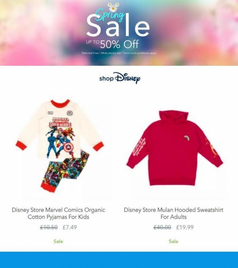 Spring Sale Up To 50% Off. Disney Store (2022-04-04-2022-04-04)
