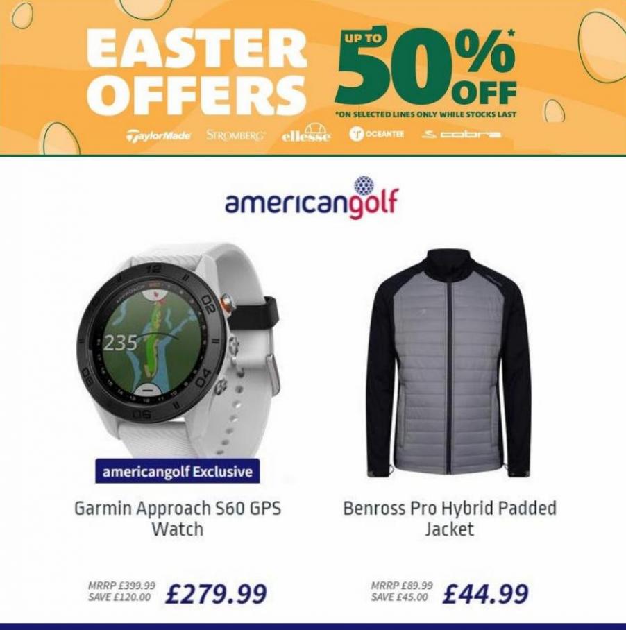Easter Offers Up To 50% Off. American Golf (2022-04-19-2022-04-19)