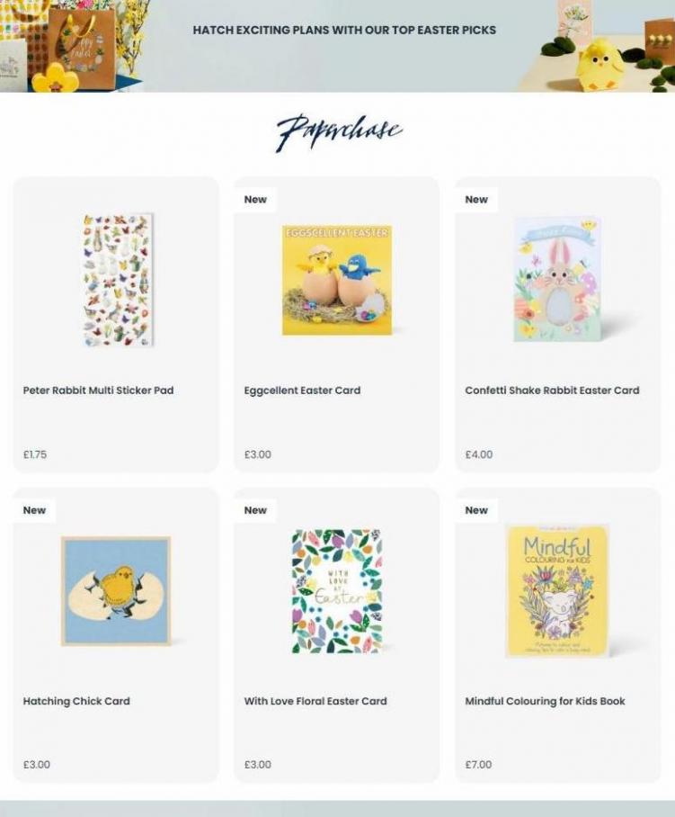 Easter Catalogue. Paperchase (2022-04-17-2022-04-17)