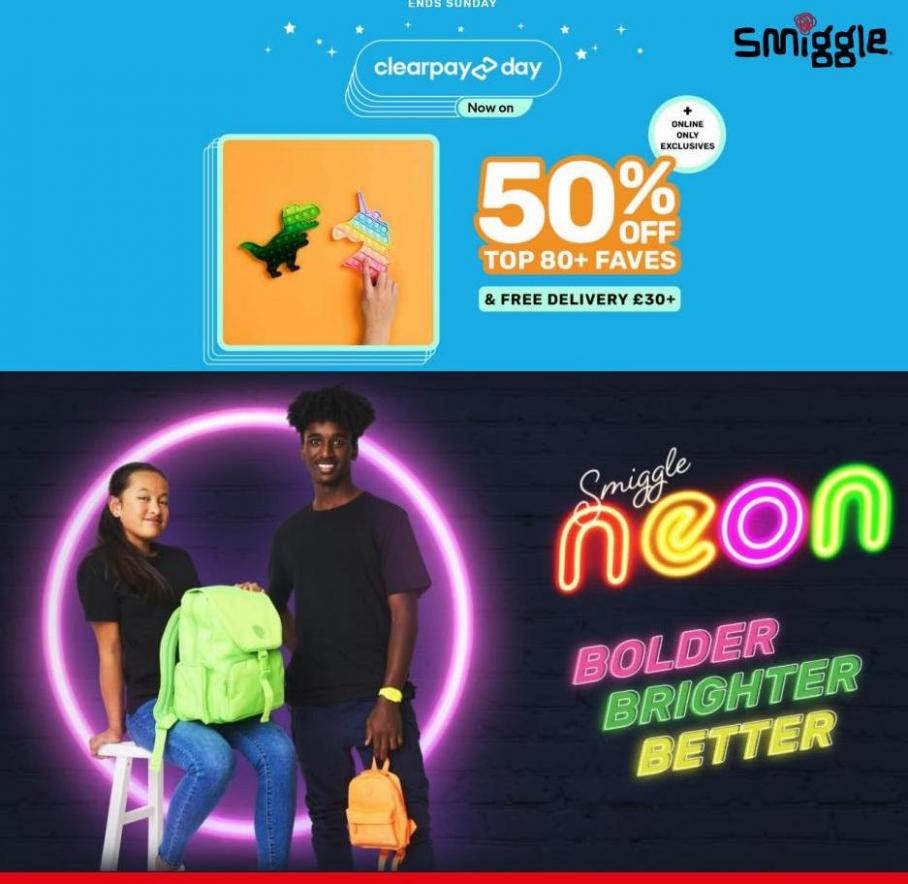 50% Off Top Faves. Smiggle (2022-05-01-2022-05-01)