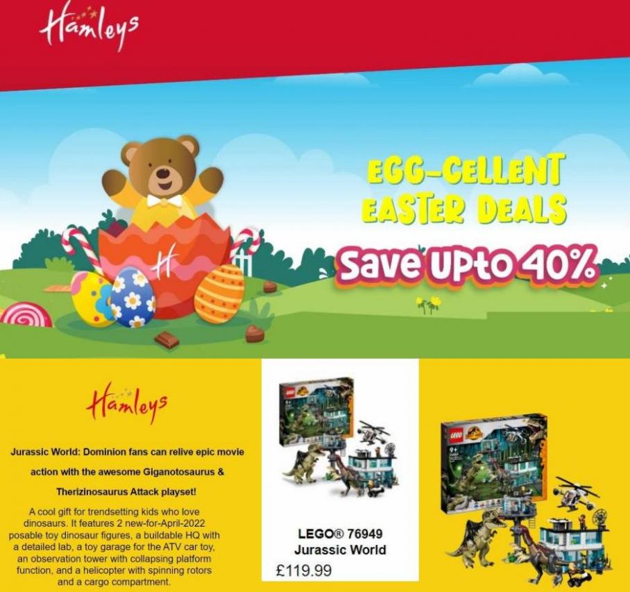 Offers Up To 40% Off. Hamleys (2022-04-25-2022-04-25)