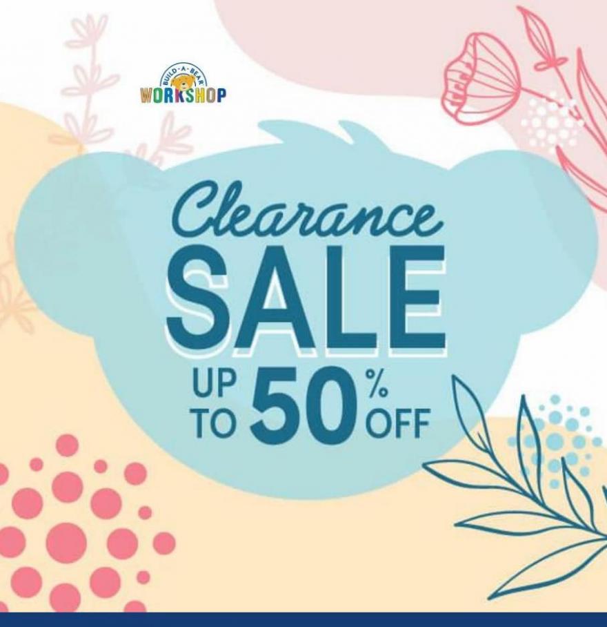 Up To 50% Off Clearance Event. Build a Bear (2022-04-24-2022-04-24)