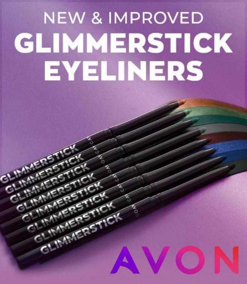 New & Improved Glimmerstick Eyeliners. Avon (2022-05-04-2022-05-04)