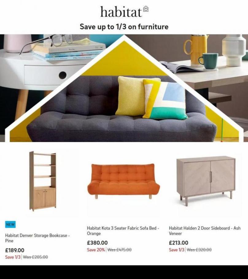 Great Prices On Selected Furniture. Habitat (2022-04-11-2022-04-11)