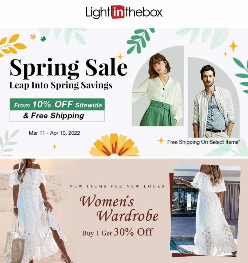 Spring Sale. Light in the Box (2022-04-10-2022-04-10)