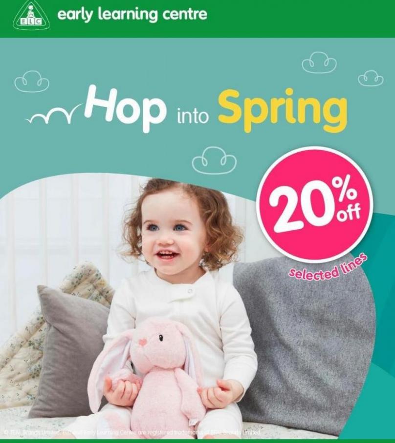 20% Off Offers. Early Learning Centre (2022-05-03-2022-05-03)