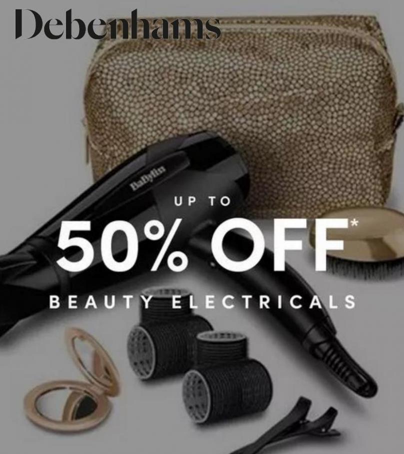 Up To 50% Off Beauty Electricals. Debenhams (2022-04-27-2022-04-27)