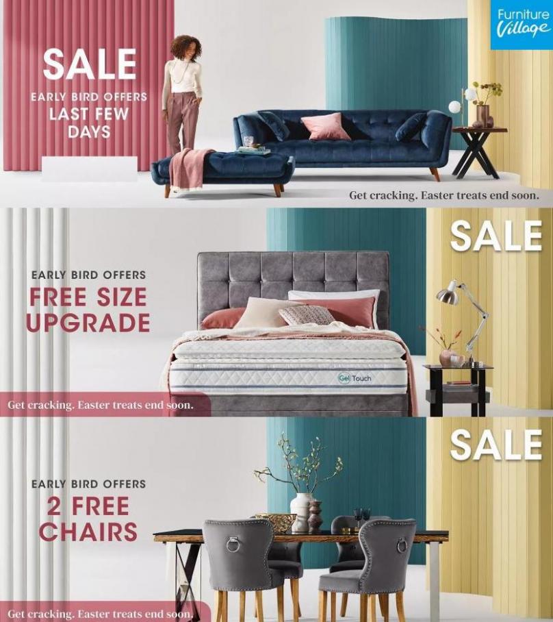 Early Bird Offers. Furniture Village (2022-04-12-2022-04-12)