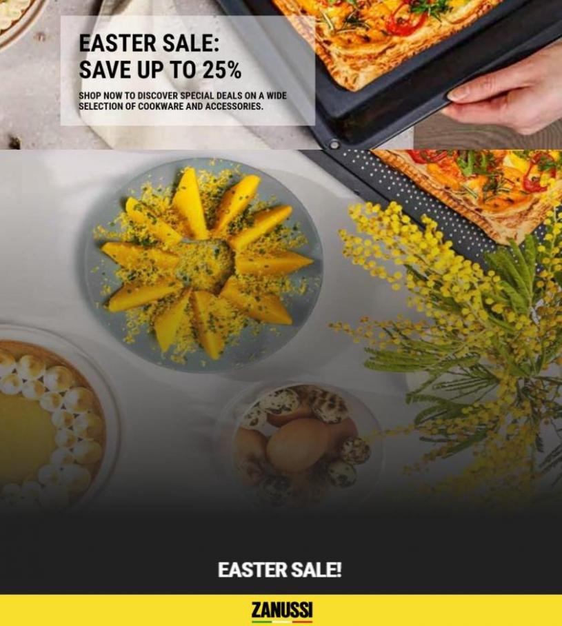 Easter Sale: Save up to 25%. Zanussi (2022-04-17-2022-04-17)