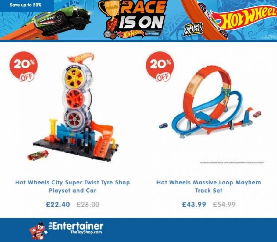 Up To 20% Off Hot Wheels. The Entertainer (2022-05-22-2022-05-22)