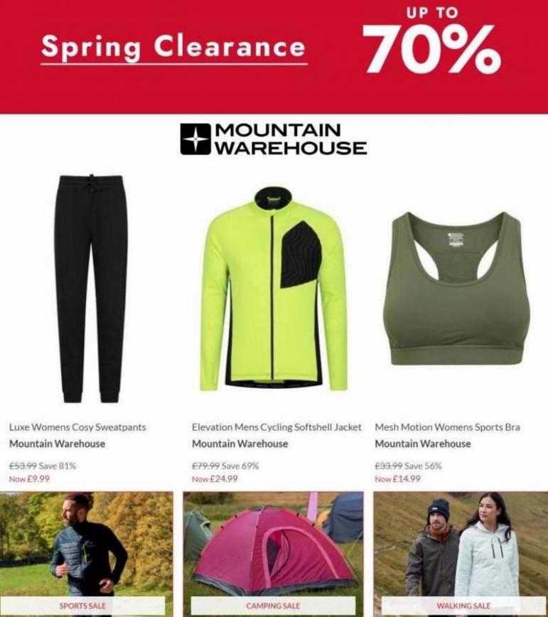 Spring Clearance Up To 70% Off. Mountain Warehouse (2022-05-17-2022-05-17)