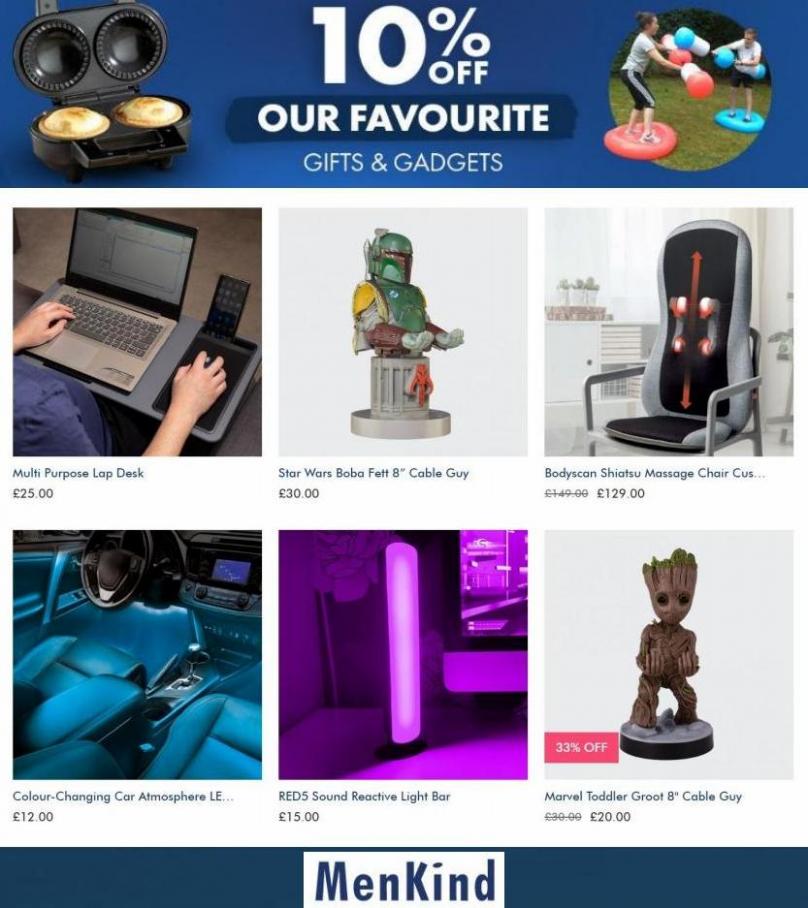 10% Off Our Favourite Gifts & Gadgets. Menkind (2022-05-11-2022-05-11)