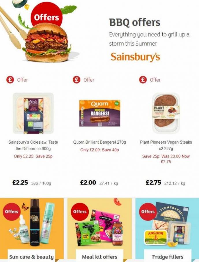BBQ Offers. Sainsbury's (2022-05-15-2022-05-15)