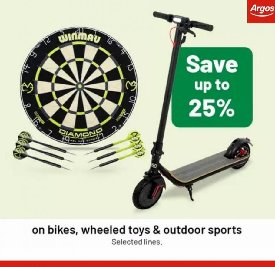 Up To 25% Off Bikes, Wheeled Toys & Outdoor Sports. Argos (2022-05-23-2022-05-23)