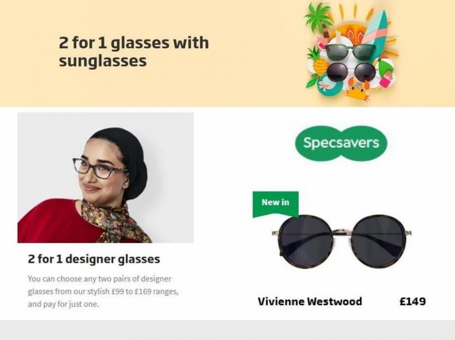 2 For 1 Sunglasses. Specsavers (2022-05-17-2022-05-17)