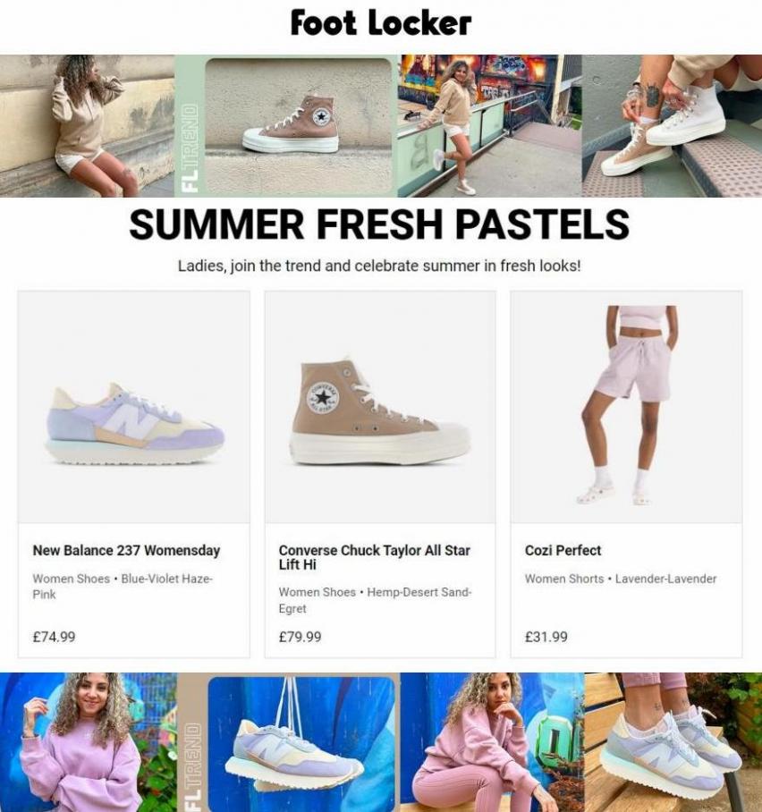 Summer Fresh Pastels. Foot Locker (2022-05-12-2022-05-12)