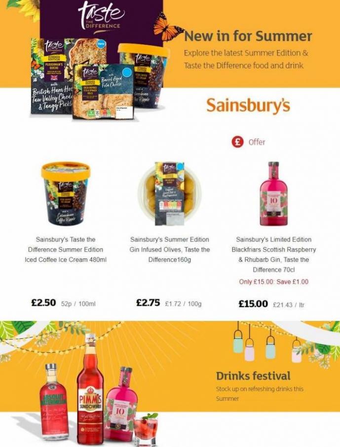 New In For Summer. Sainsbury's (2022-05-15-2022-05-15)