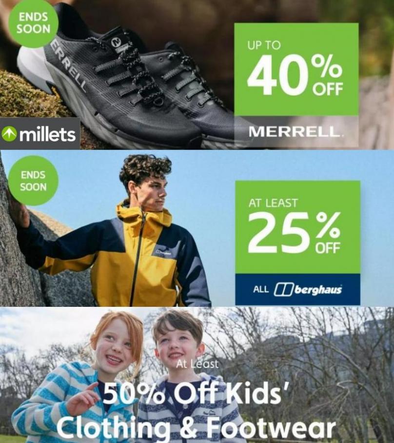 Up To 40% Off Merrell. Millets (2022-05-18-2022-05-18)