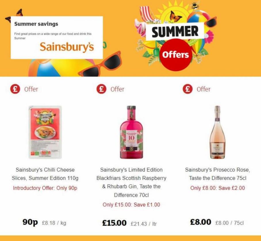 Summer Savings. Sainsbury's (2022-05-22-2022-05-22)