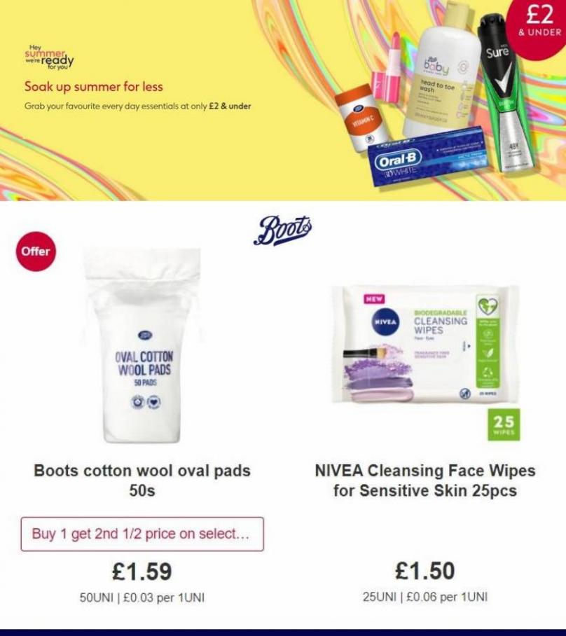 Summer Essentials At £2 And Under. Boots (2022-06-08-2022-06-08)