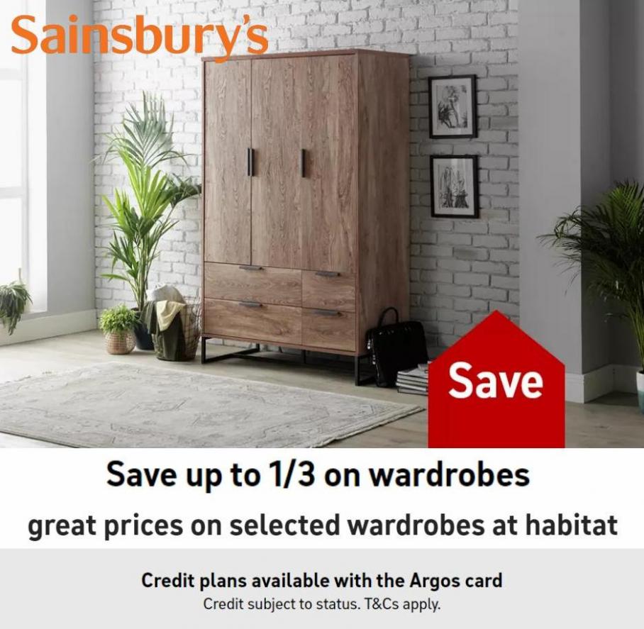 Save up to 1/3 on wardrobes. Sainsbury's (2022-06-30-2022-06-30)