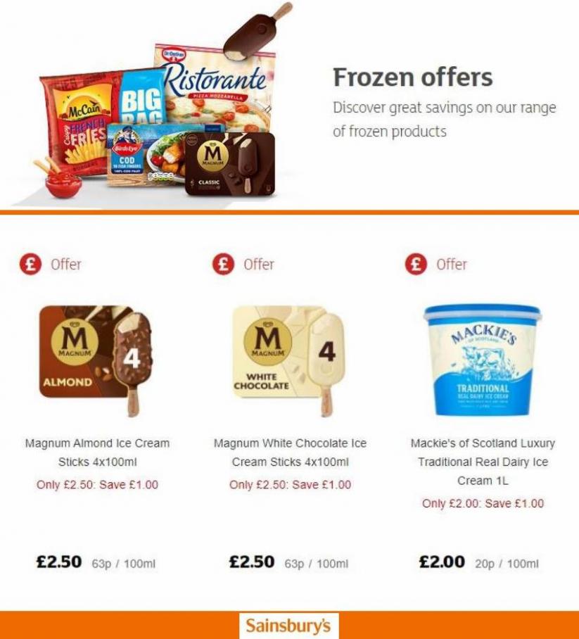 Frozen Offers. Sainsbury's (2022-06-19-2022-06-19)