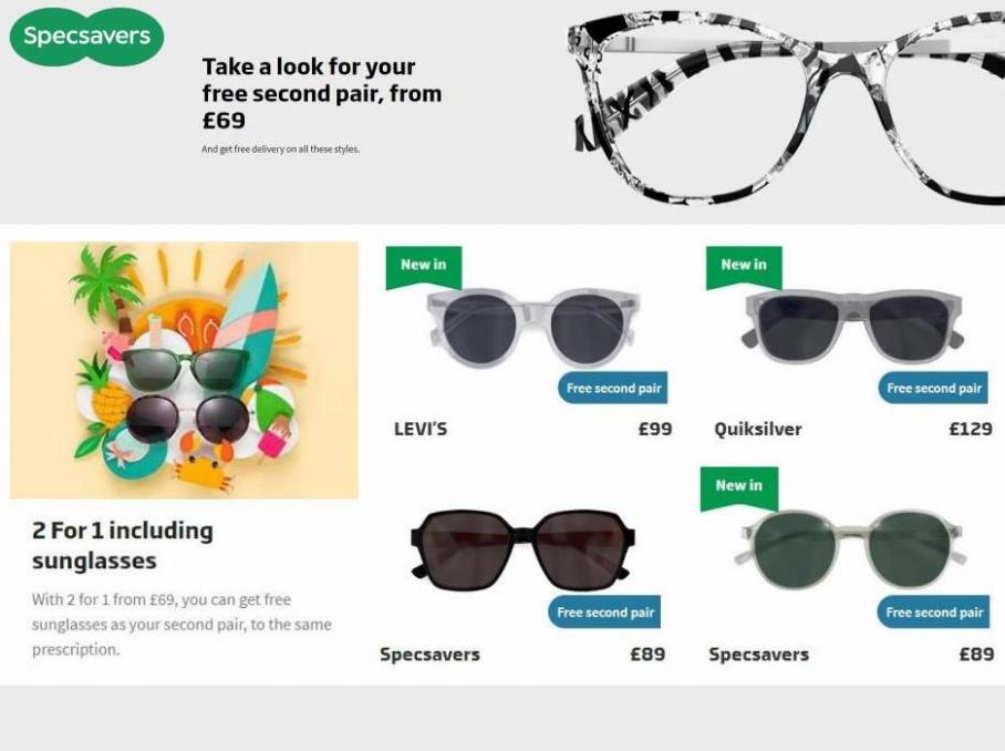 Free second pair from £69. Specsavers (2022-06-15-2022-06-15)