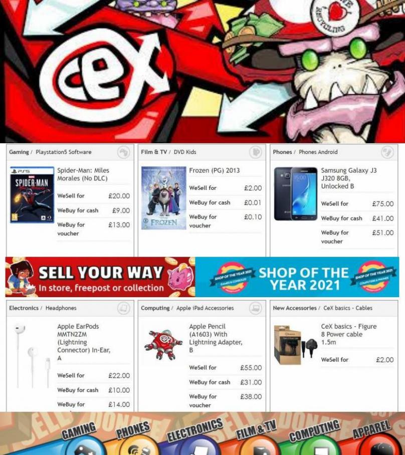 Electronic Offers. CeX (2022-07-17-2022-07-17)