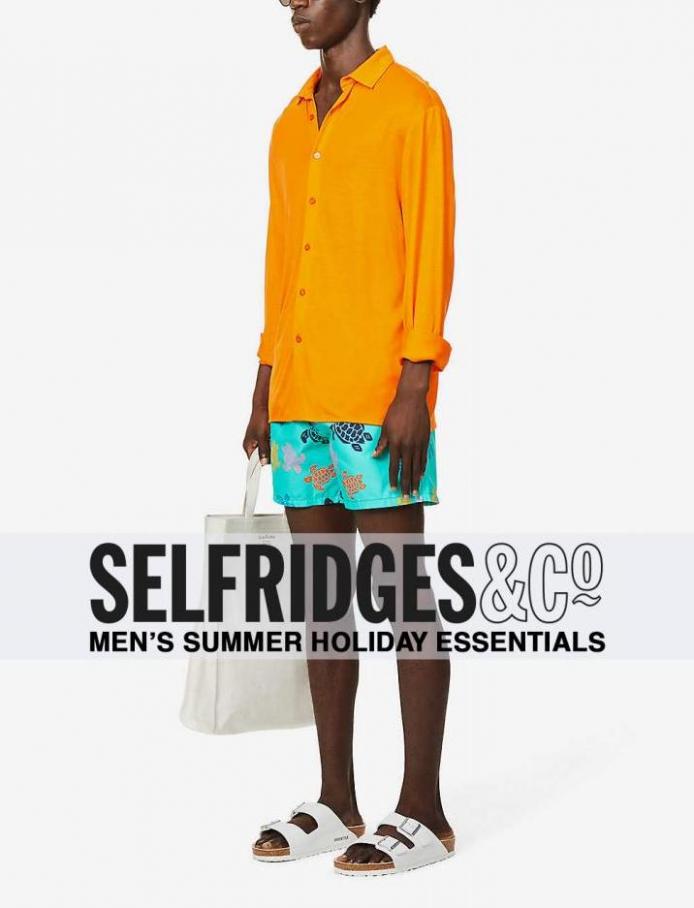 Men’s summer holiday essentials. Selfridges (2022-08-28-2022-08-28)