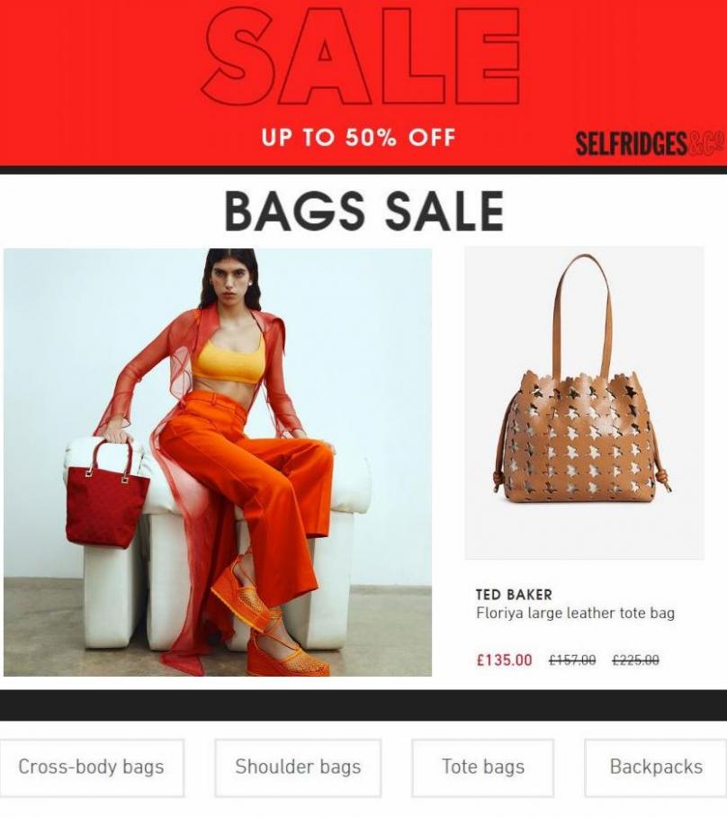 Designer Bags Sale. Selfridges (2022-07-24-2022-07-24)
