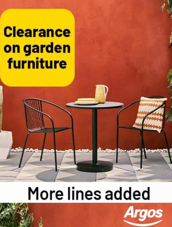 Clearance on Garden Furniture. Argos (2022-07-28-2022-07-28)