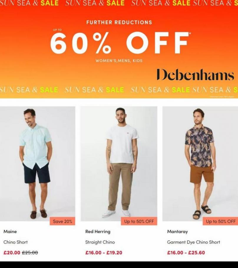 Further reductions up to -60% off. Debenhams (2022-07-21-2022-07-21)