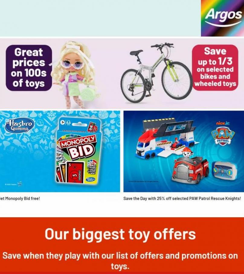 Clearance Toys Sale. Argos (2022-07-26-2022-07-26)