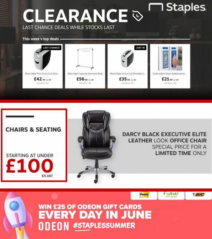Clearance Sale. Staples (2022-07-11-2022-07-11)