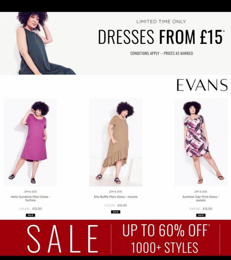 Dresses from 15£. Evans (2022-07-17-2022-07-17)