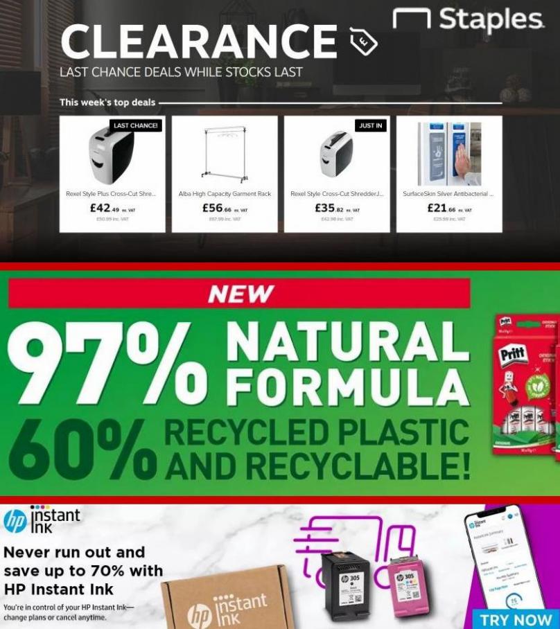 Clearance Sale. Staples (2022-07-19-2022-07-19)