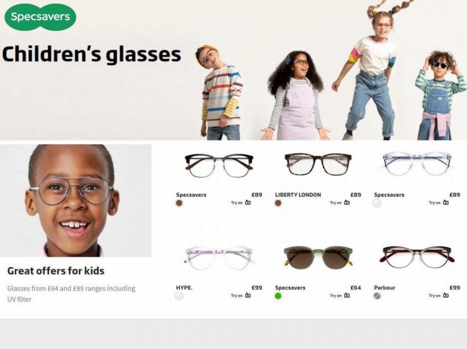 Great offers for kids. Specsavers (2022-07-18-2022-07-18)