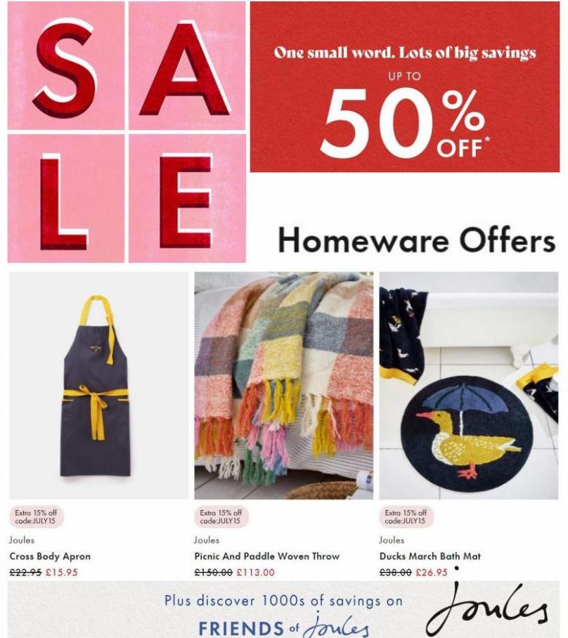 Homeware Offers. Joules (2022-07-13-2022-07-13)