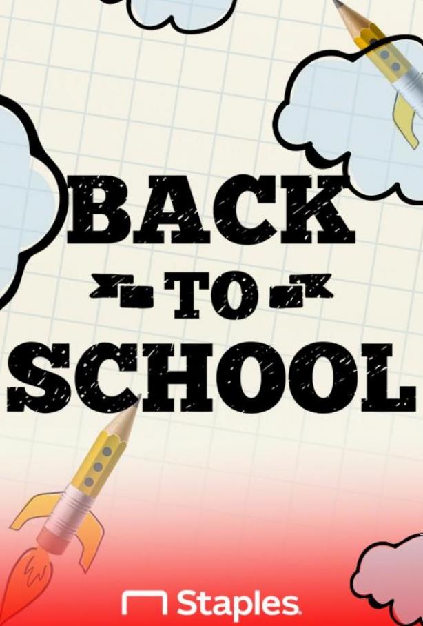 Back to school. Staples (2022-08-18-2022-08-18)