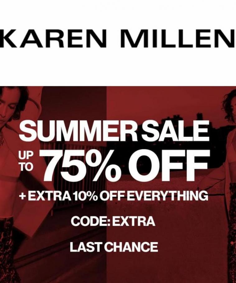 Summer sale up to 75% off!. Karen Millen (2022-08-26-2022-08-26)