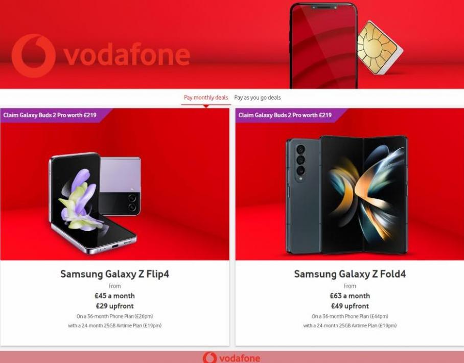 Vodafone deals and offers. Vodafone (2022-09-18-2022-09-18)