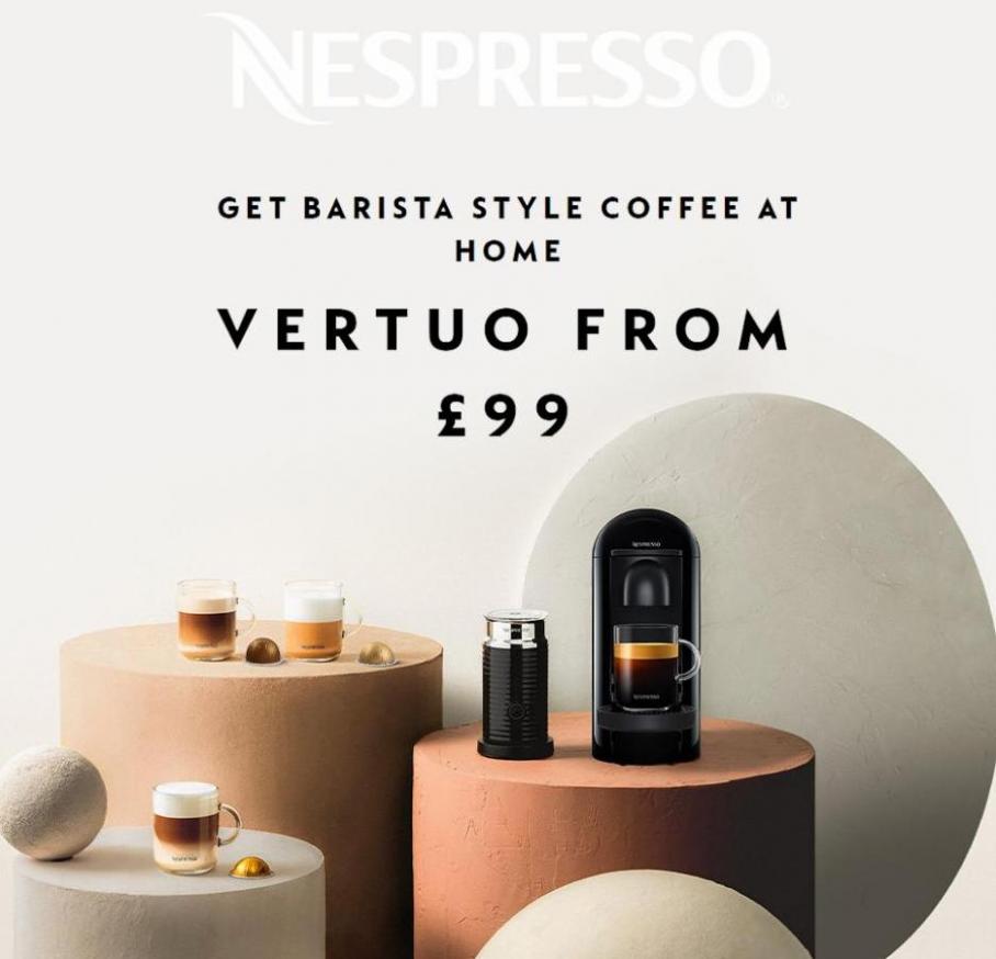 AUTUMN SALE - VERTUO FROM £99. Nespresso (2022-09-21-2022-09-21)