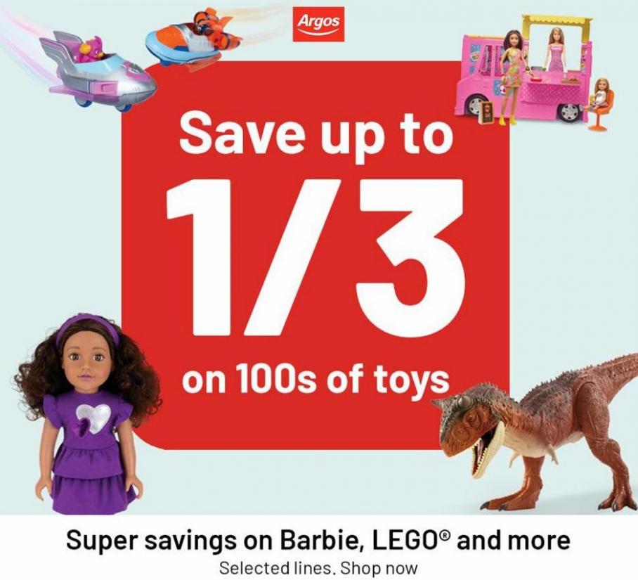 Save up to 1/3 on 100s of Selected toys & games. Argos (2022-10-16-2022-10-16)
