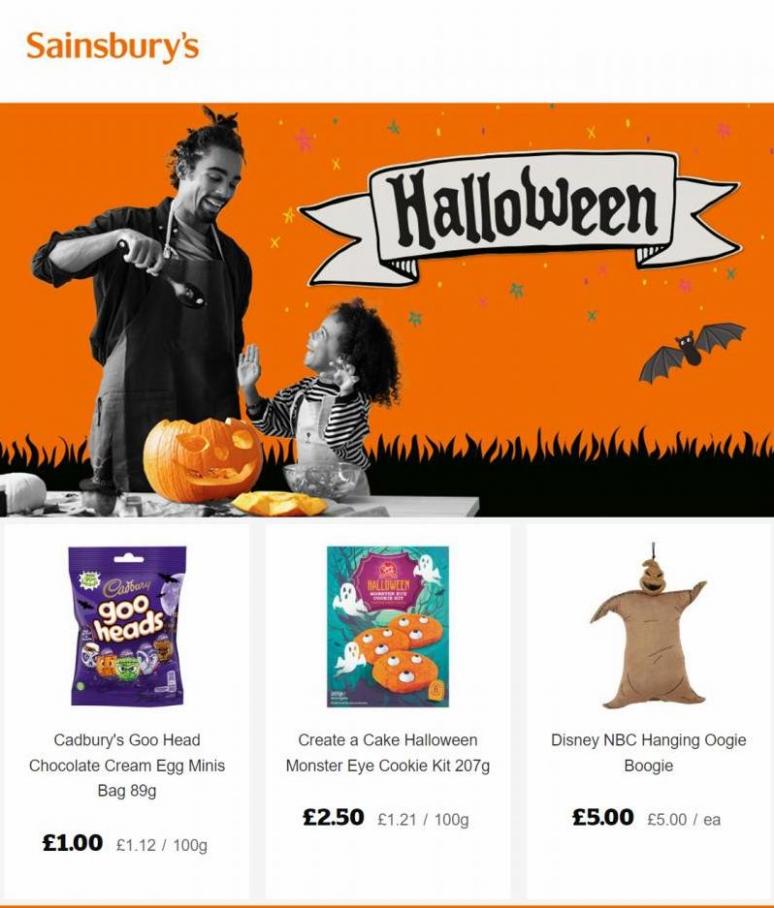 Halloween Deals. Sainsbury's (2022-10-31-2022-10-31)