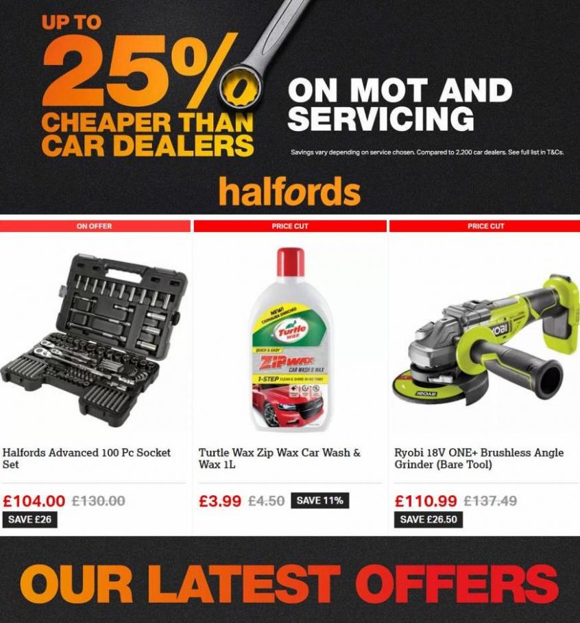 Latest Offers. Halfords (2022-11-09-2022-11-09)