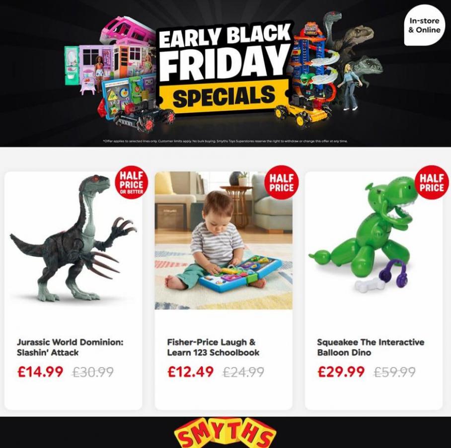 Early Black Friday Specials. Smyths Toys (2022-11-10-2022-11-10)